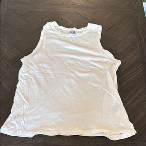 Aerie White Cotton Tank Top – Women’s Size Small | Basic Tee for Layering